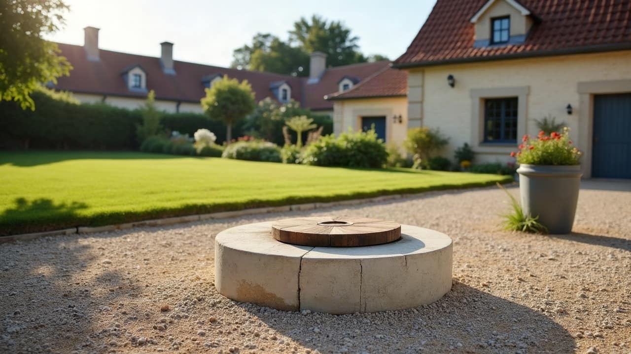 Restaurer la margelle d’un vieux puits de cour